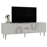 Hanah home TV komoda Dekol2, 150x48,2x29,6 cm, Bijelo-Zlatne boje | Eponuda.ba