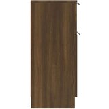  Komode boja smeđeg hrasta 30 x 30 x 70 cm od konstruiranog drva | shoptok.hr