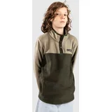 Steens Mtn II 1/4 Snap Pull-Over Kids Half-Zip Pulover iz flisa greenscape / stone green