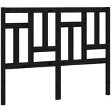 vidaXL Posteljno vzglavje črno 205,5x4x100 cm trdna borovina, (20648406) | Shoptok.si