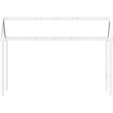 Krov za dječji krevet bijeli 207x95,5x159 cm masivna borovina | shoptok.hr