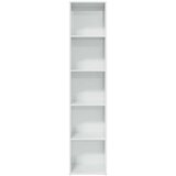 vidaXL Regal za knjige sjajni bijeli 40x30x189 cm konstruirano drvo | shoptok.hr