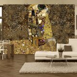  Tapeta - Klimt inspiration: Golden Kiss 400x280 Cijene