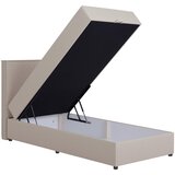 MID.YOU POSTELJA Z VZMETNICO 100 cm x 200 cm , tekstil, leseni material bež | Shoptok.si