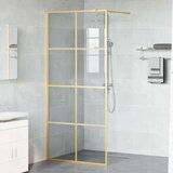  Zid za walk-in tuš Zlatno 90 x 195 cm Staklo otporno na udarce | shoptok.hr