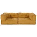  Modularna sofa s 2 sjedišta, žuta, 140x70x36, tkanina | shoptok.hr