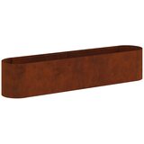 vidaXL Povišeni vrtni krevet Otporni čelik 200 x 40 x 40 cm - Otporni čelik 200 cm | shoptok.hr
