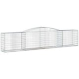  Lučne gabionske košare 3 kom 400x50x80/100 cm pocinčano željezo | shoptok.hr