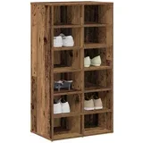 Stalak za cipele staro drvo 54x34x100 5 cm konstruirano drvo