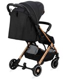 Momi otroški voziček 2v1 ESTELLE GOLD, zložljiv, črna, zlata | Shoptok.si