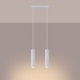 Sollux SL.1536 - visilica na sajli karbon 2xGU10/10W/230V beli | Eponuda.com