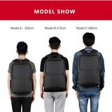 Tigernu Ruksak za prijenosno računalo T-B3259 15.6" crna, siva | shoptok.hr