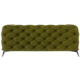 Ropez Zelena žametna sedežna garnitura 185 cm Chelsea – | Shoptok.si