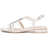 Nero Giardini Sandali & Odprti čevlji Nappa Pandora Tr Lula Naturale 226 Bela Cene