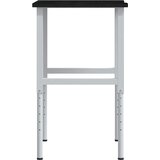  Radni stol tamnosmeđi 80x60x(71,5-98) cm masivno drvo hrast | shoptok.hr