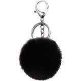Generic Keychain artificial fur ball keychain fluffy handbag pendant car bag charm, (21066443) Cene