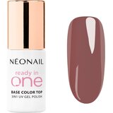 NeoNail Ready In One 3in1 UV Gel Polish gel lak za nohte z diamantnim prahom odtenek 07 One Mocha Brown 7.2 ml Cene