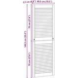  Ormarna vrata s vratima 4 pcs Prirodna 49,5 x 2,1 x 140,5 cm | shoptok.hr