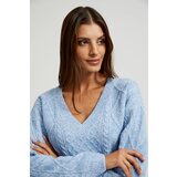 Marisse Women's Sweater Z-Sw-4524 L.Blue Mel | ePonuda.com