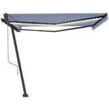  Automatska tenda sa senzorom LED 400x350 cm plavo-bijela | shoptok.hr