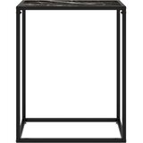  Konzolni stol crni 60 x 35 x 75 cm od kaljenog stakla | Eponuda.ba