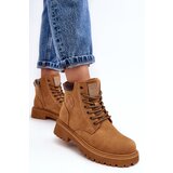 EVENTO Leather Lined Fur-Lined Boots Trapper Camel Felizia | Eponuda.ba