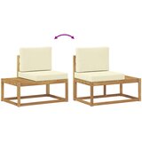  Set vanjskih sofa 4 Komad Bijela i krem Poliester | shoptok.hr