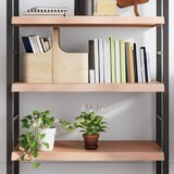  Zidna polica svjetlosmeđa 100x50x(2-6) cm obrađena hrastovina | shoptok.hr