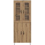  Highboard Umjetnički hrast 69,5 x 34 x 180 cm Konstruirano drvo | shoptok.hr