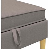  Set namještaja za dnevni boravak 5 pcs Sivosmeđa Tkanina | shoptok.hr