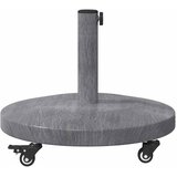  Baza za suncobran Tamno siva drvenasta 48 x 48 x 32 cm | Eponuda.com