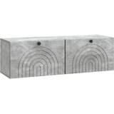 TV ormar za zid Betonska siva 98 x 31 x 30 cm Konstruirano drvo | shoptok.hr