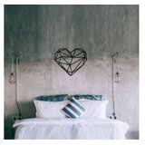 WALLXPERT Zidna dekoracija Srce, 47x40 cm, 1,2 mm, Crna | Eponuda.ba