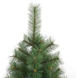 vidaXL Umjetno božićno drvce s stalakom Zelena 210 cm PE i PVC | shoptok.hr