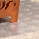 vidaXL Srebrna Aluminij 60 x 40 x 0.3 cm Neklizeće Stepenice | shoptok.hr