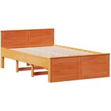  Krevet s regalom za knjige bez madraca 135 x 190 cm od borovine | shoptok.hr