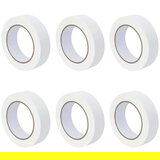 vidaXL Maskirni trakovi za slikarje 6 pcs Bela 30mm x 50m Papir | Shoptok.si