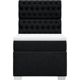  Box spring krevet s madracem crni 90x190 cm od tkanine | shoptok.hr