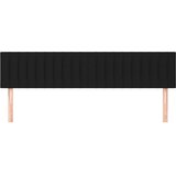  Uzglavlja crna 180x5x78/88 cm od tkanine | shoptok.hr