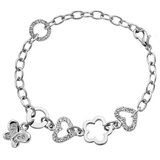 Oliver Weber ženska Down Crystal narukvica sa swarovski belim kristalom | ePonuda.com