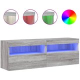  Zidni TV ormarići LED 2 kom siva boja hrasta 60x30x40 cm | Eponuda.com