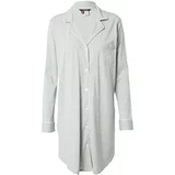 Polo Ralph Lauren Spavaćica košulja svijetlosiva / bijela