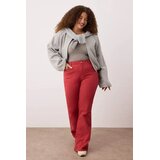 Trendyol Ženske farmerke Tbbaw26Cj00030, Bordo Cene