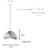  Brilagi - Visilica na sajli WABI SABI 1xE27/40W/230V prečnik 33 cm siva | Eponuda.com