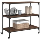  Kuhinjska kolica boja hrasta 102 x 50 x 95 cm konstruirano drvo | Eponuda.com