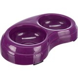 Trixie dog dupla činija od tvrde plastike 2x0.2L Cene
