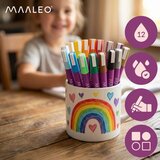 Maaleo akrilni markeri, set od 16 boja, 8 ml | shoptok.hr