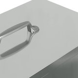  Hranilica za piliće Srebrno 20 x 25 x 35 cm Cinkani čelik | shoptok.hr