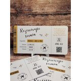  Poročna vabila NENAVADNA VABILA LETALSKE KARTE NEPOR 02 | Shoptok.si