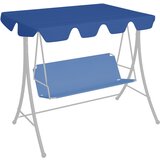 vidaXL Zamjenski krov za vrtnu ljuljačku plavi 150 / 130 x 70 / 105 cm Cijene
